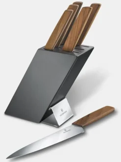Bloc porte-couteaux Swiss Modern, 6 pièces