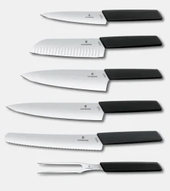Bloc porte-couteaux Swiss Modern, 6 pièces