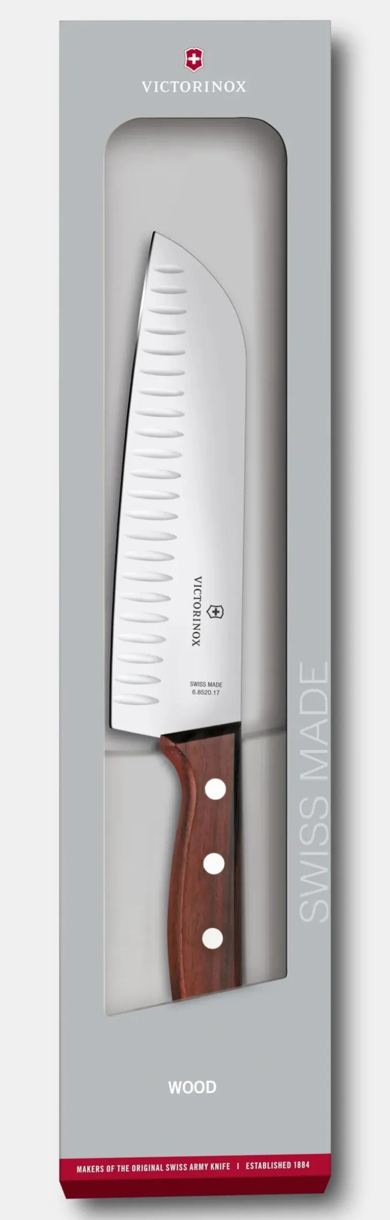 Couteau Santoku Wood