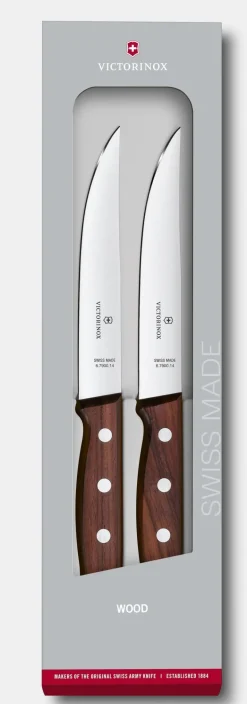 Set couteaux à steak Wood, 2 pièces