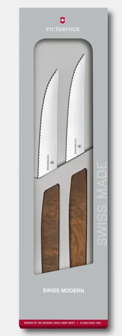Set de couteaux à steak Swiss Modern, 2 pièces