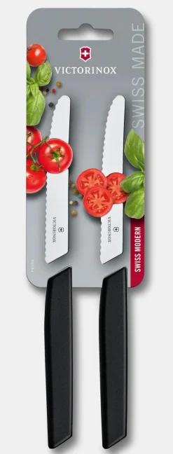 Set de couteaux à tomates et de table Swiss Modern, 2 pièces