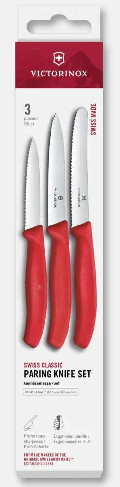Set de couteaux d’office Swiss Classic, 3 pièces