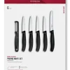 Set de couteaux d’office Swiss Classic avec éplucheur en I, 6 pièces