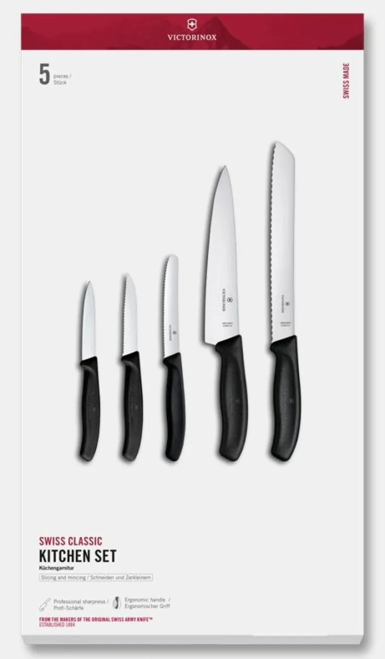 Set de cuisine Swiss Classic, 5 pièces